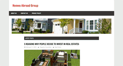 Desktop Screenshot of homesabroadgroup.com